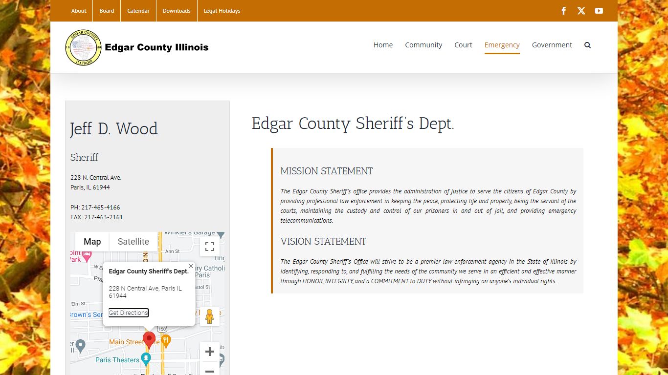 Sheriff’s Department – Edgar County